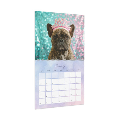 2026 Brindle Frenchie Wall Calendar