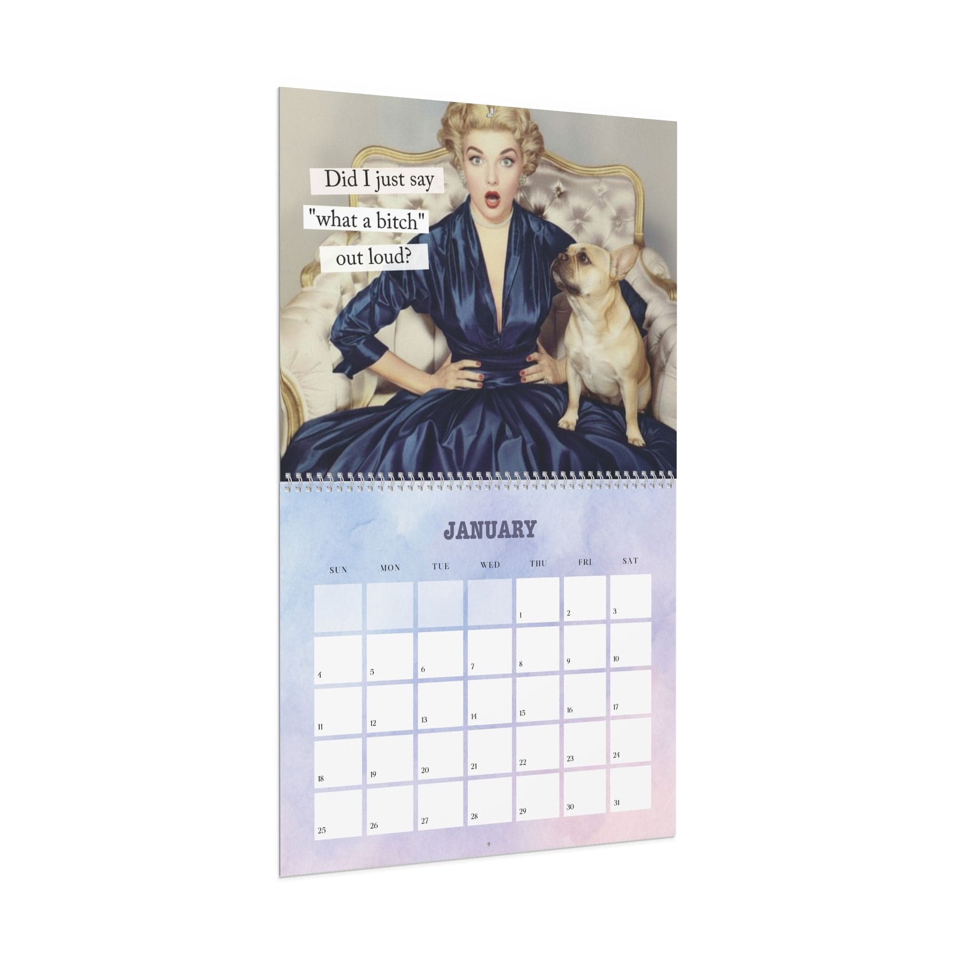2026 Fawn Frenchie Wall Calendar