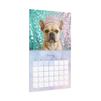2026 Fawn Frenchie Wall Calendar