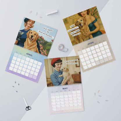 2026 Golden Retriever Snarky Sassy Wall Calendar