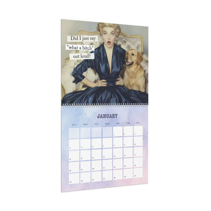 2026 Golden Retriever Snarky Sassy Wall Calendar