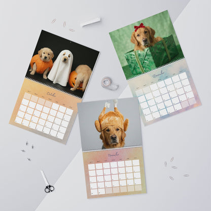 2026 Golden Retriever Wall Calendar