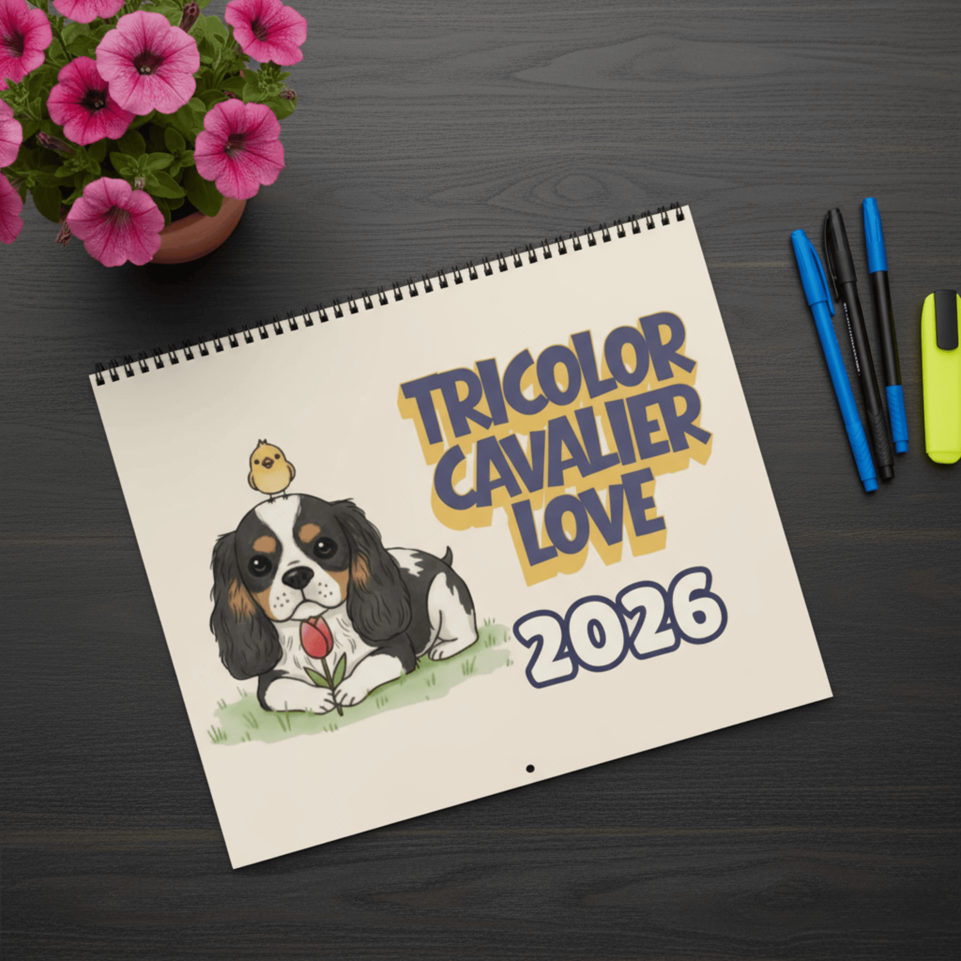 2026 Inspirational Tricolor Cavalier Wall Calendar