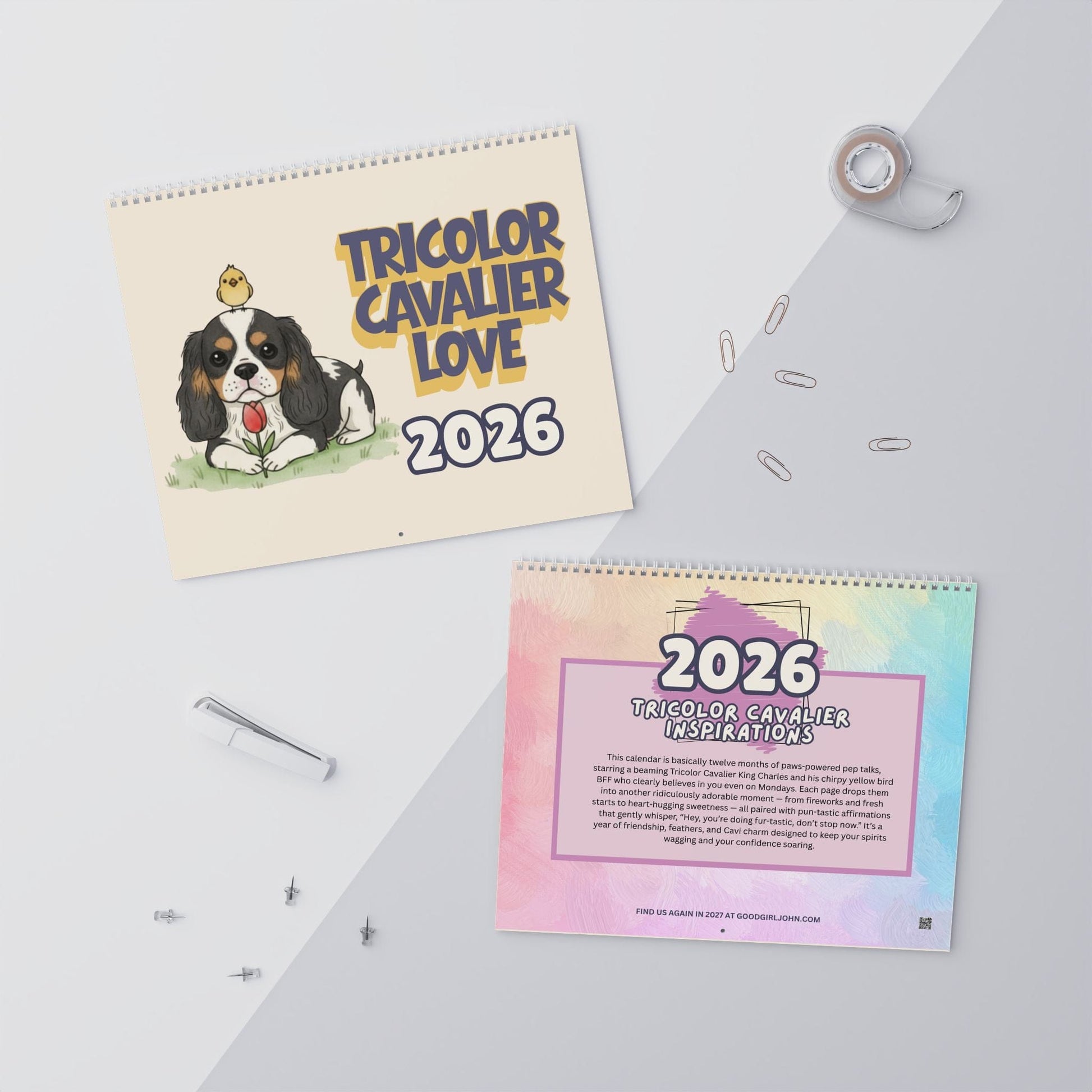 2026 Inspirational Tricolor Cavalier Wall Calendar