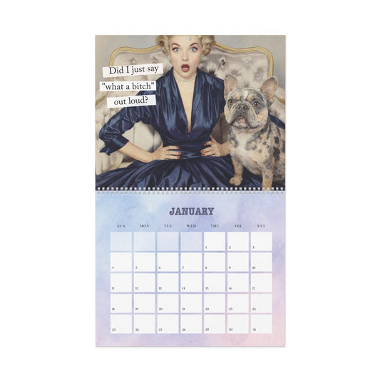 2026 Merle Frenchie Wall Calendar