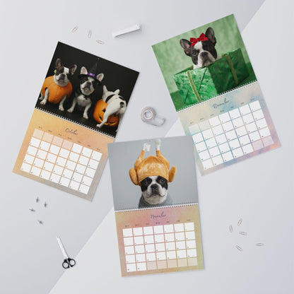 2026 Piebald Frenchie Wall Calendar