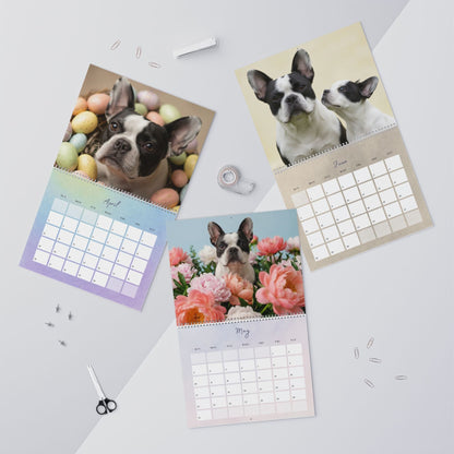 2026 Piebald Frenchie Wall Calendar