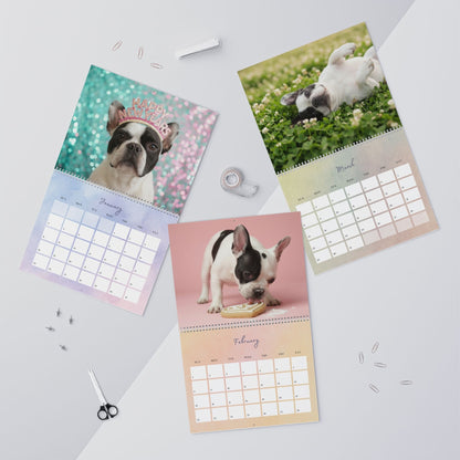 2026 Piebald Frenchie Wall Calendar