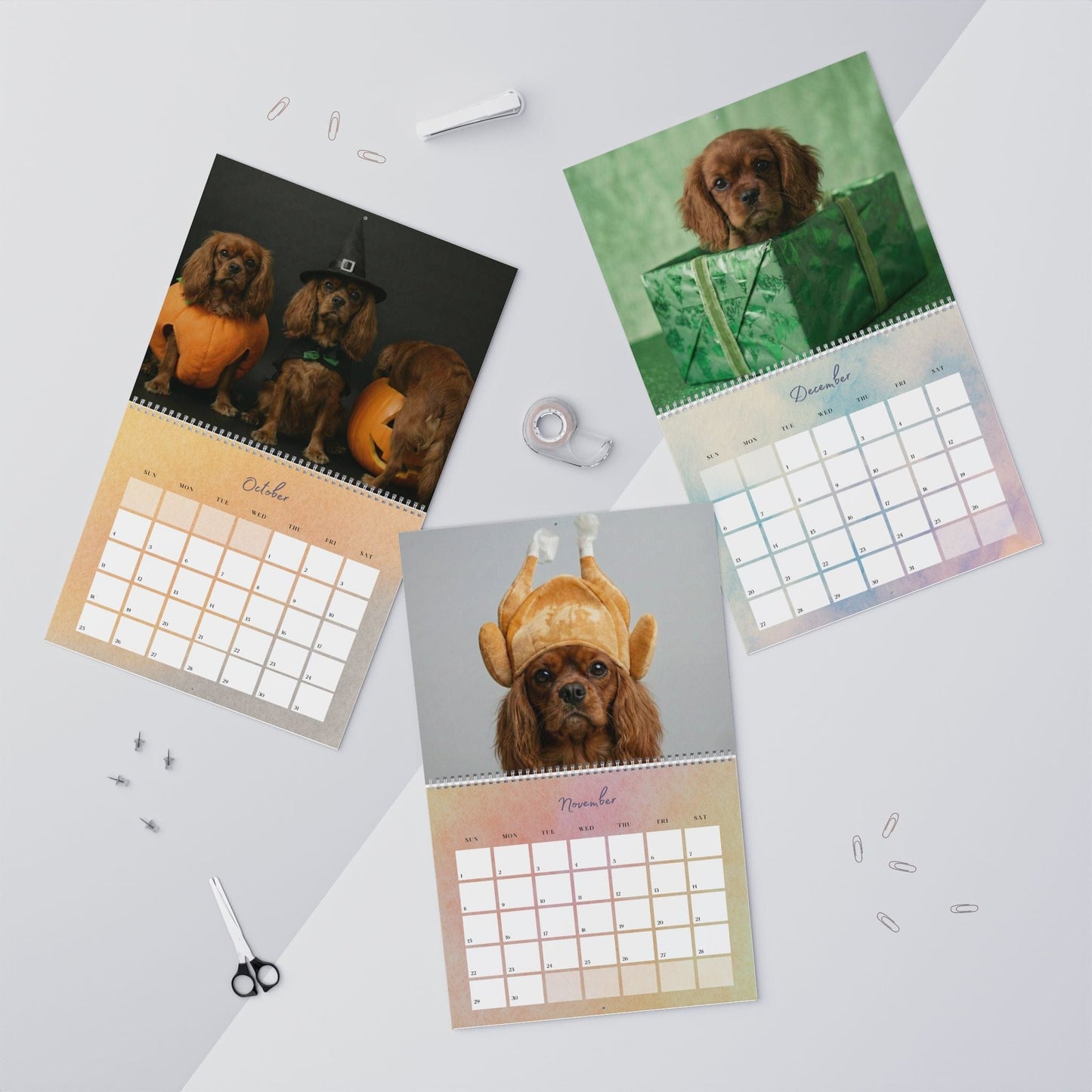 2026 Ruby Cavalier Wall Calendar