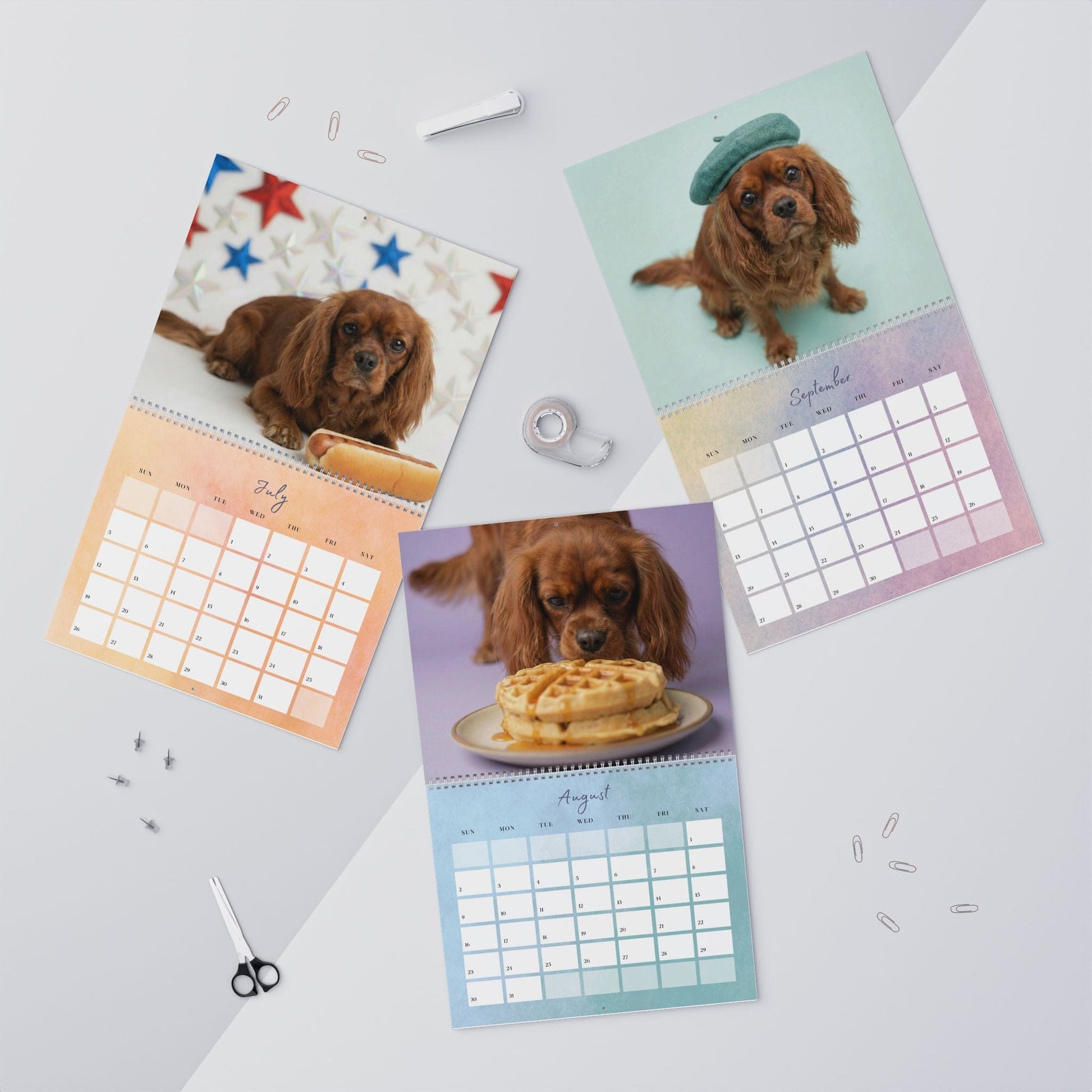2026 Ruby Cavalier Wall Calendar