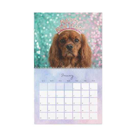 2026 Ruby Cavalier Wall Calendar