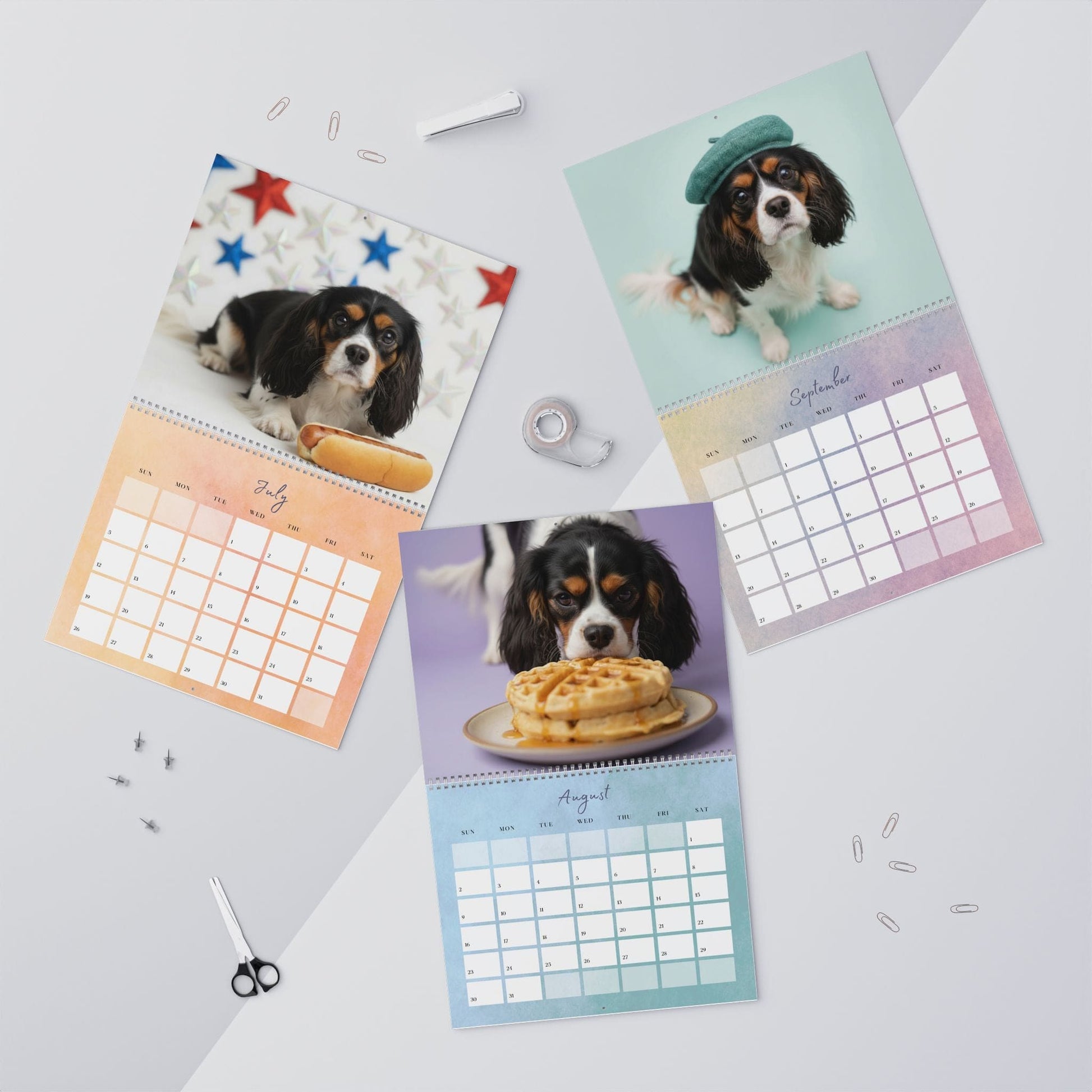2026 Tricolor Cavalier Wall Calendar