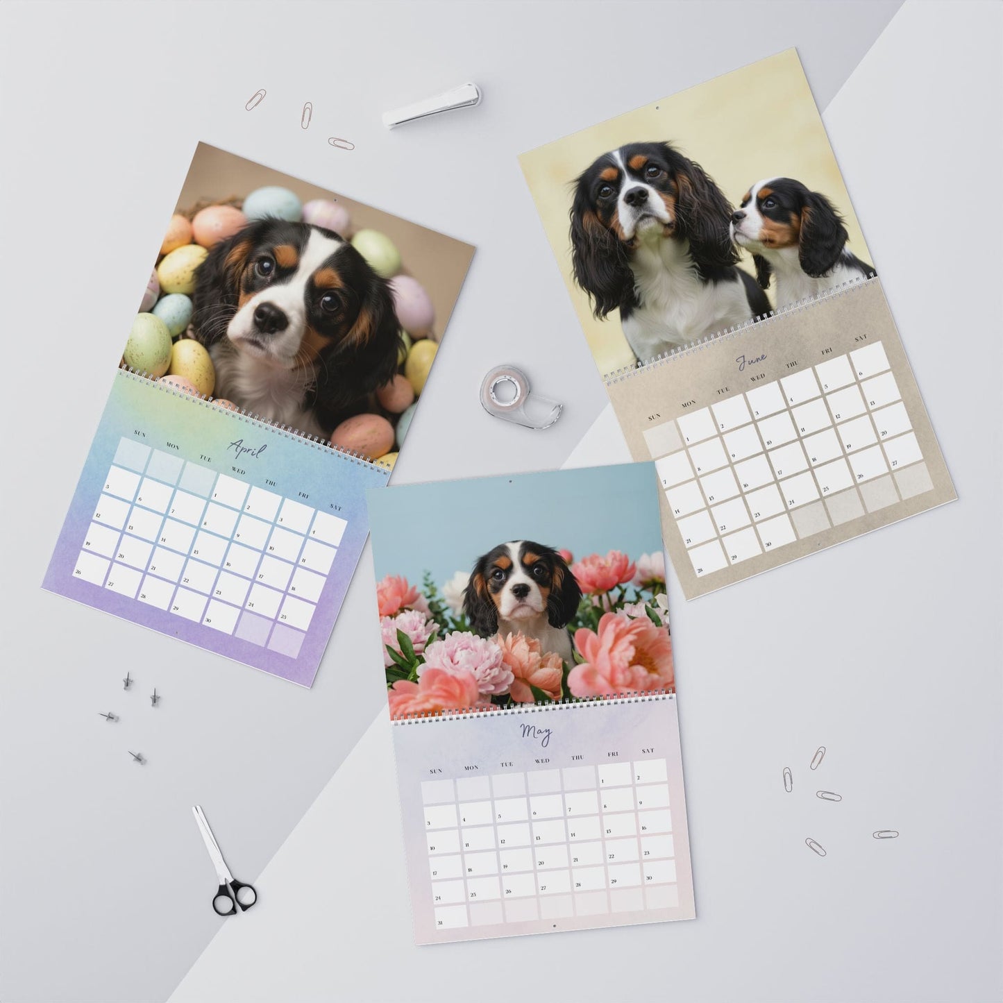 2026 Tricolor Cavalier Wall Calendar
