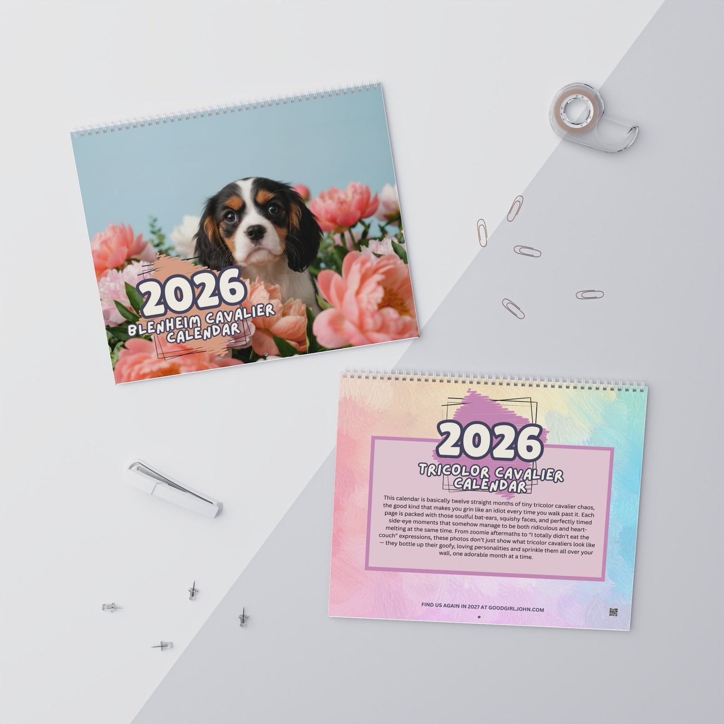 2026 Tricolor Cavalier Wall Calendar