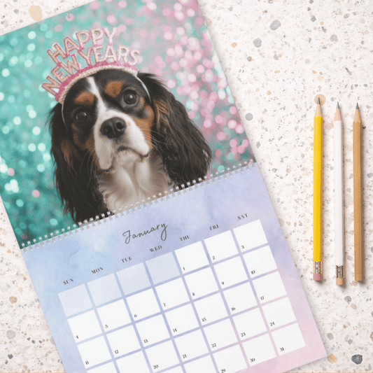 2026 Tricolor Cavalier Wall Calendar 14" x 11.5" Matte