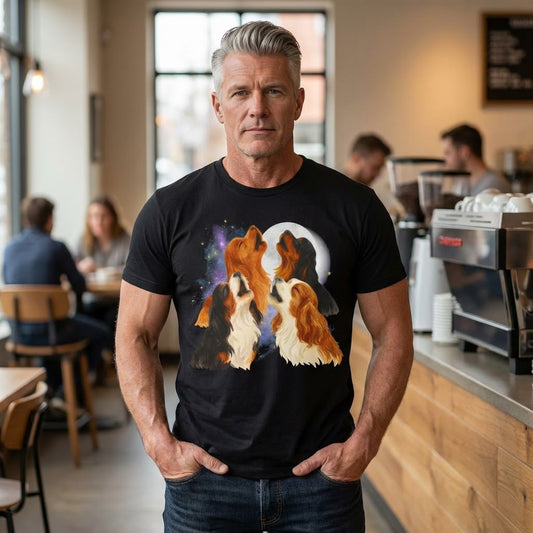 Cavalier King Charles Howling Unisex TShirt