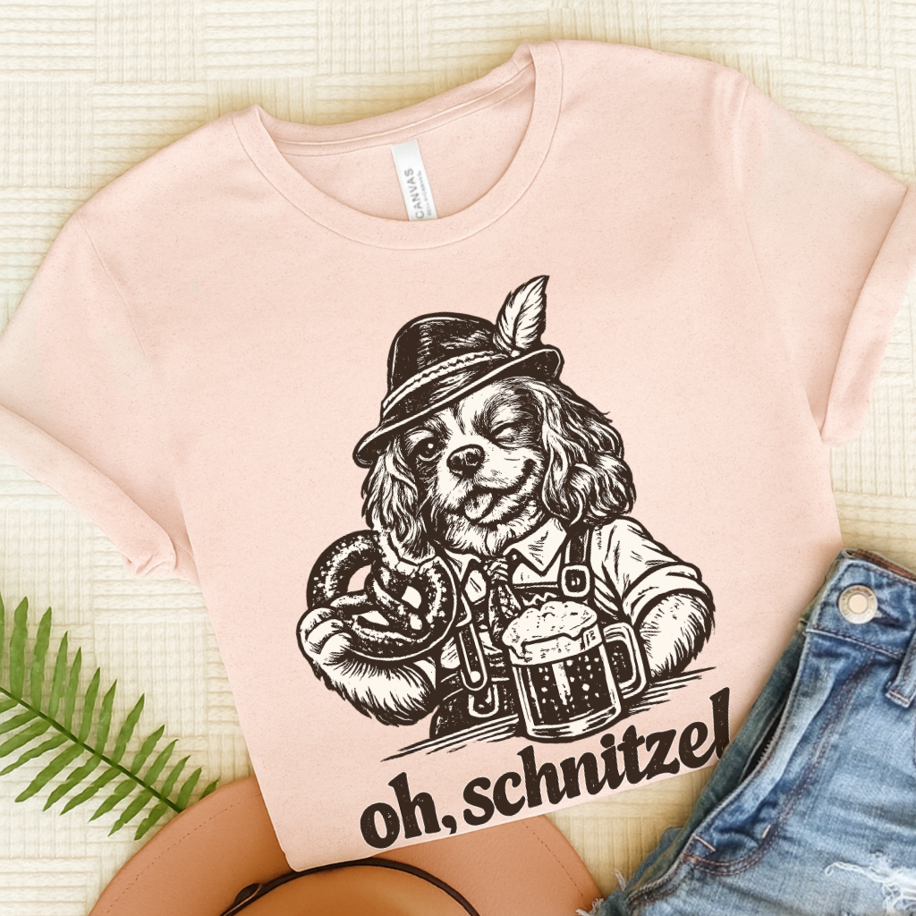 Cavalier King Germany Schnitzel Unisex TShirt Soft Pink
