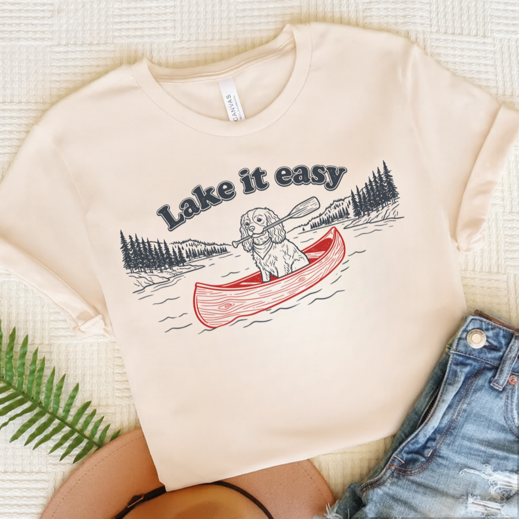 Cavalier Lake It Easy TShirt Natural