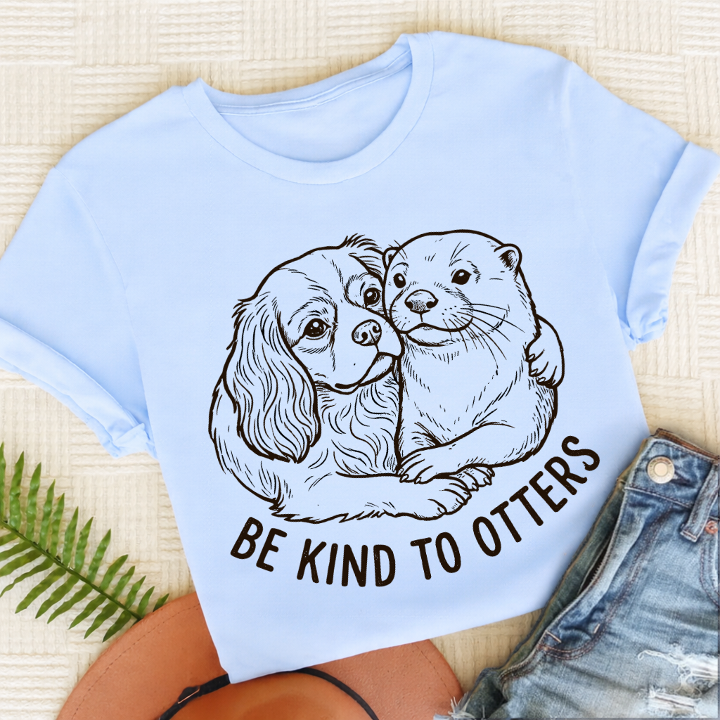Cavalier Otters Unisex TShirt Light Blue