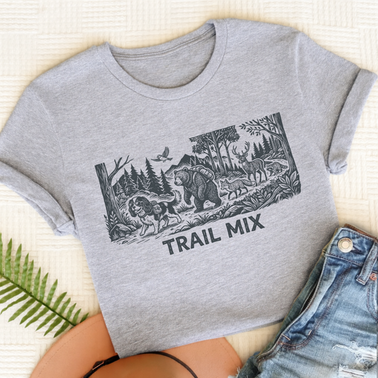 Cavalier Hiking Trail Mix Unisex TShirt Sport Grey