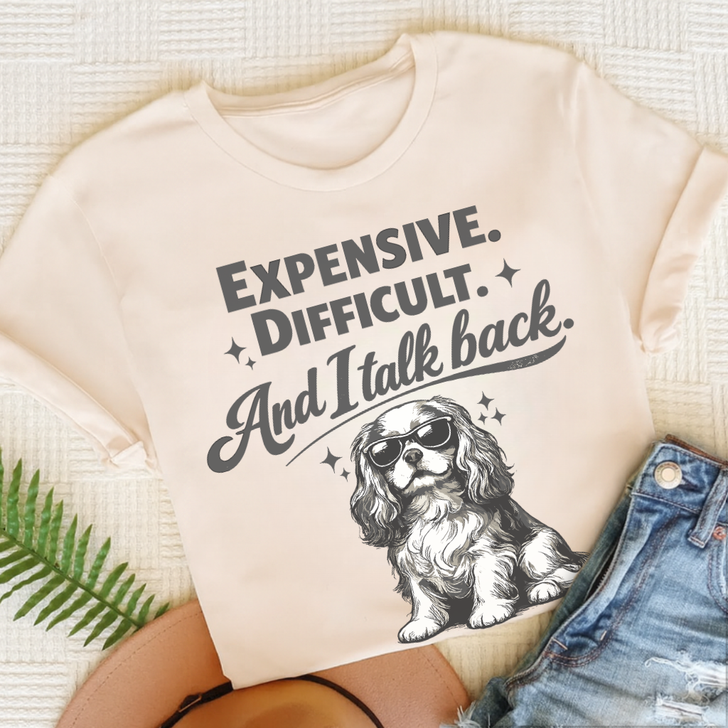 Cavalier Talk Back Snark Unisex TShirt Natural