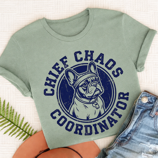 French Bulldog Gym Sports Coach Unisex TShirt Comfort Colors Bay
