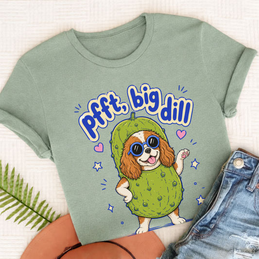 Personalized Cavalier Big Deal Unisex TShirt Comfort Colors Bay