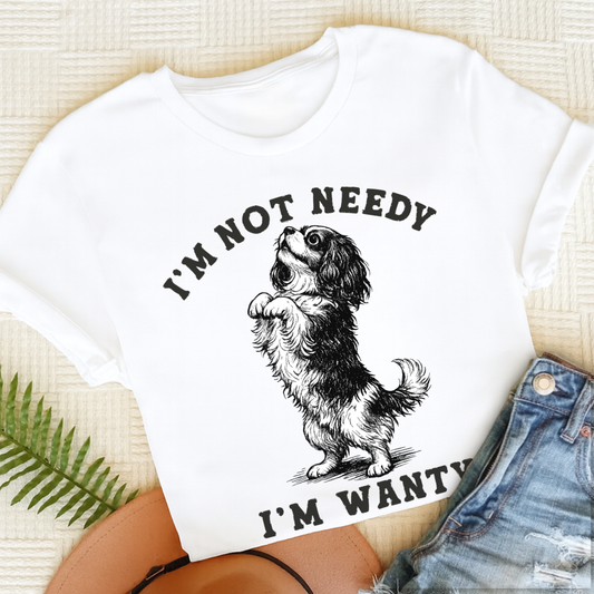 Cavalier King Charles Wanty Unisex TShirt White