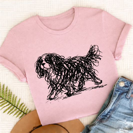 Cavalier Artist Line Art Unisex Unisex TShirt Blossom
