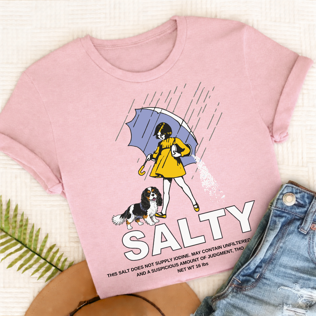 Custom Cavalier Salty Sarcastic Unisex TShirt Blossom