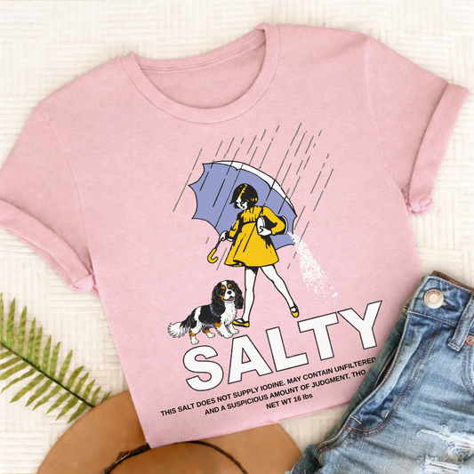 Custom Cavalier Salty Sarcastic Unisex TShirt Blossom