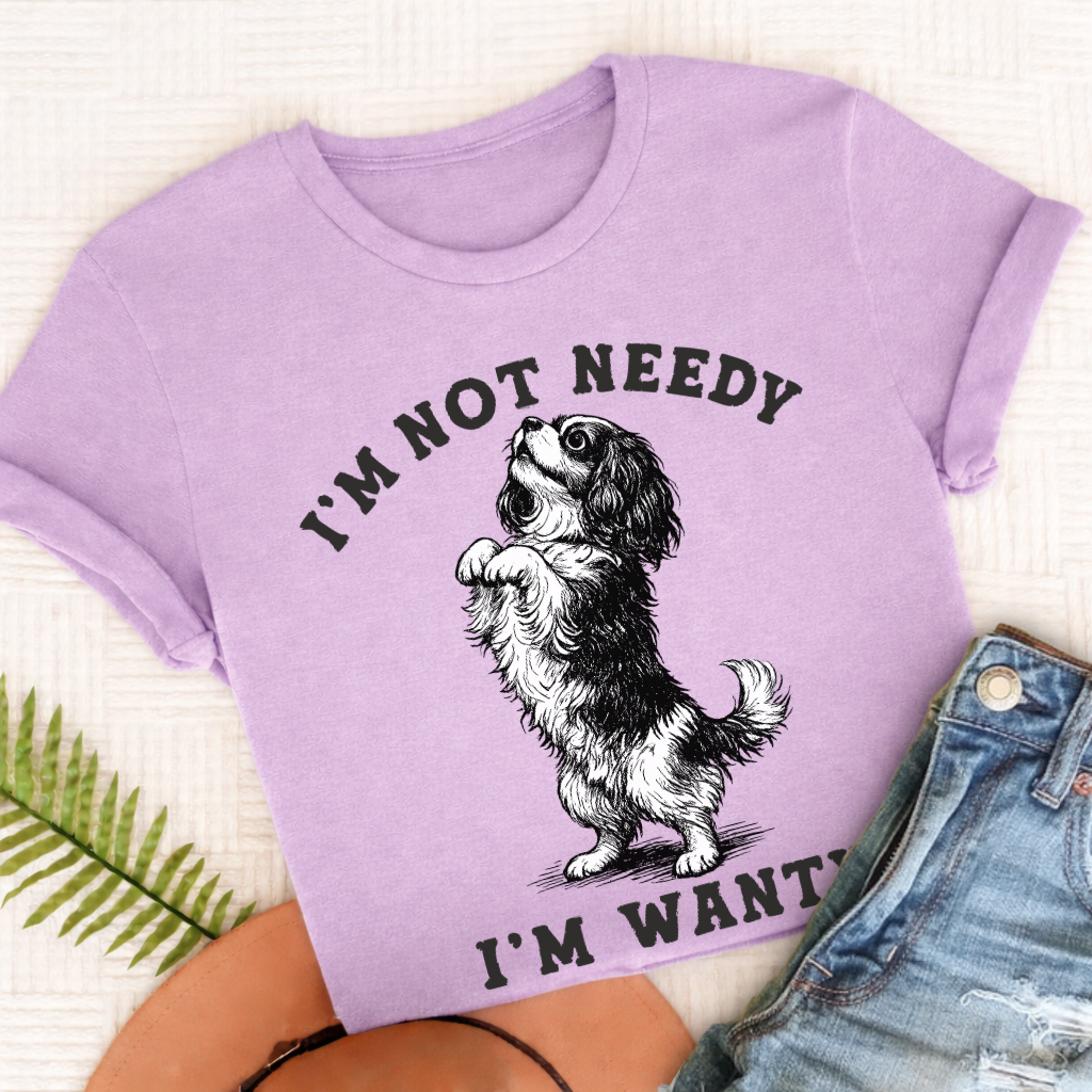 Cavalier King Charles Wanty Unisex TShirt Orchid