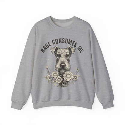 Airedale Terrier Rage Sweatshirt