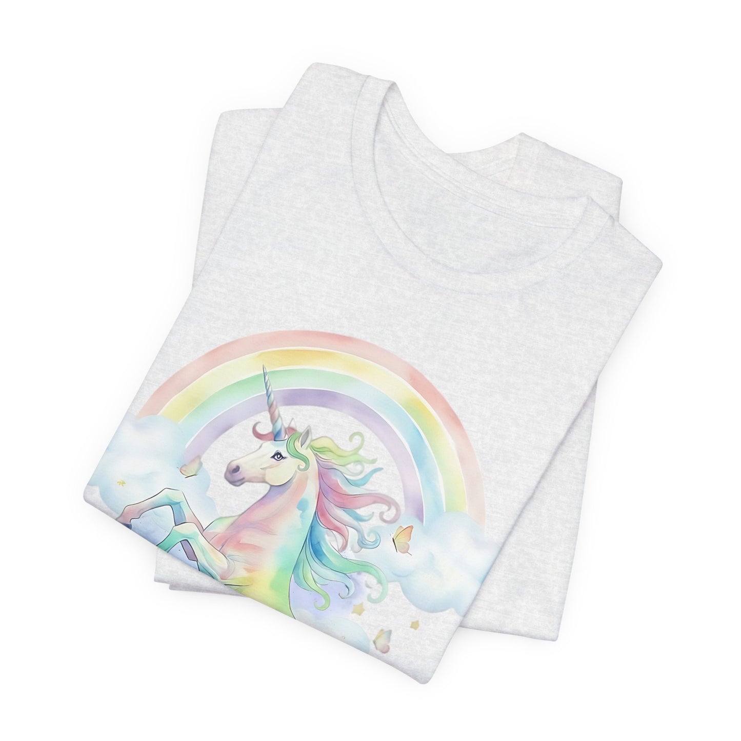 Black Tan Cavalier Watercolor Unicorn Tshirt
