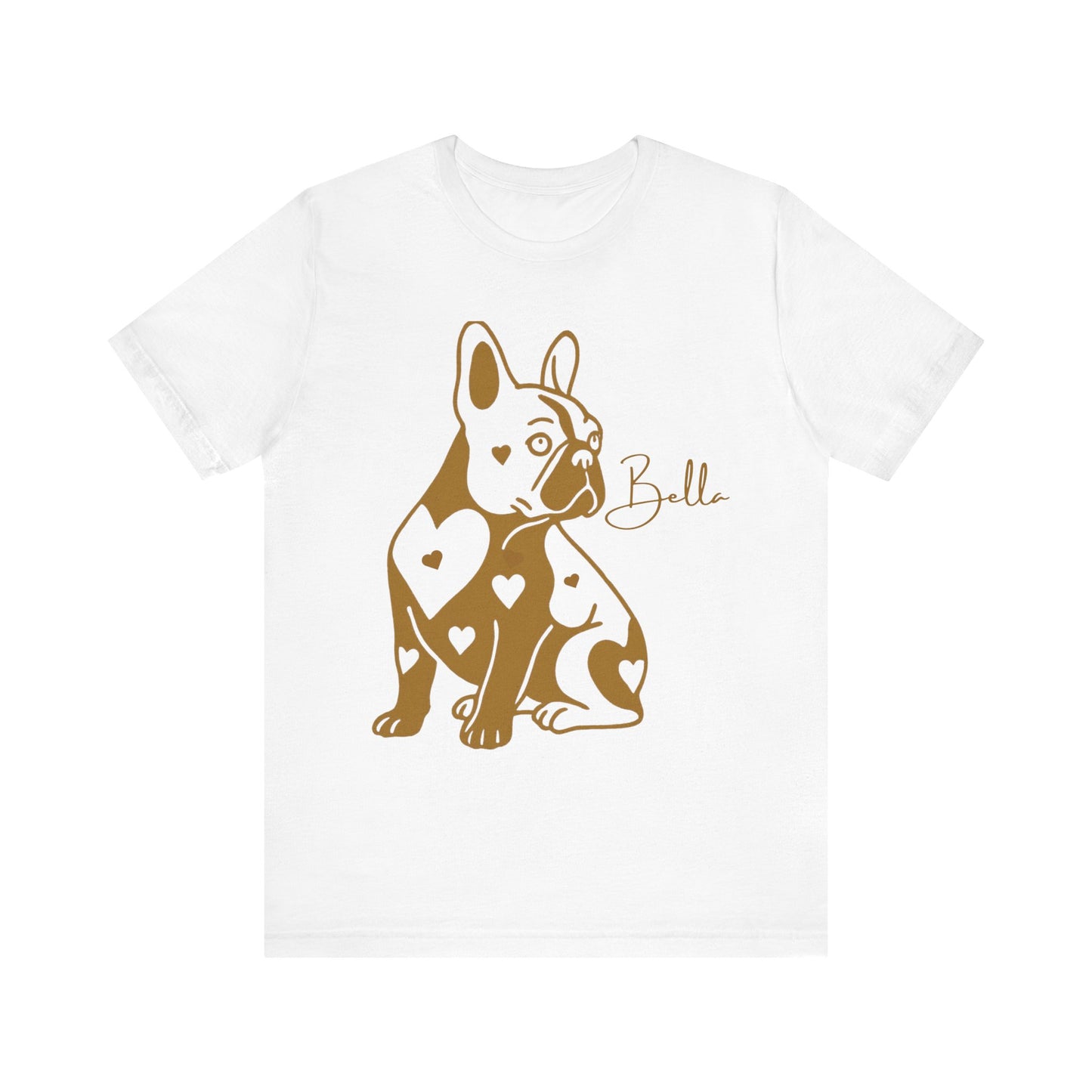 French Bulldog Heart Dog TShirt