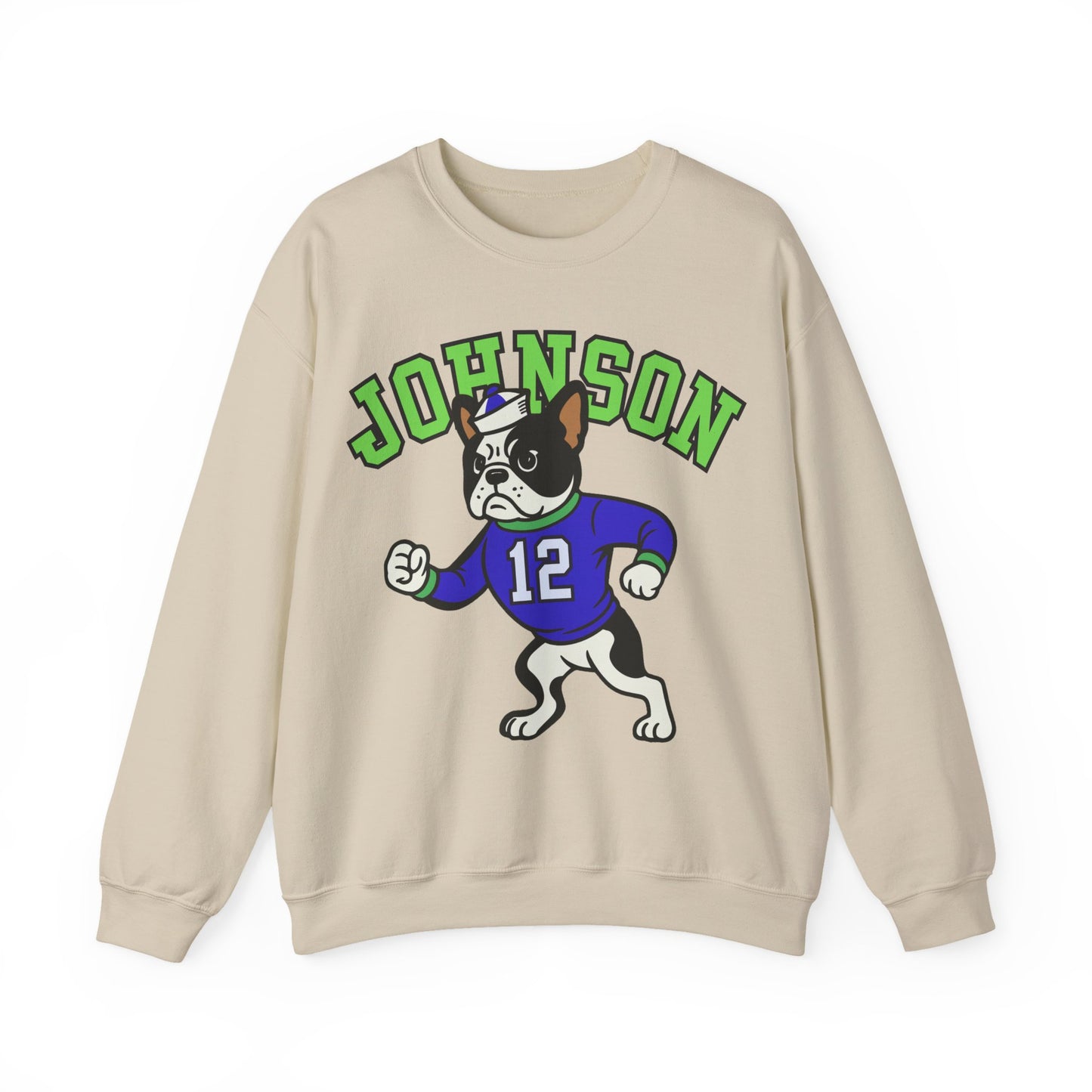 Piebald Frenchie College Mascot Sweatshirt