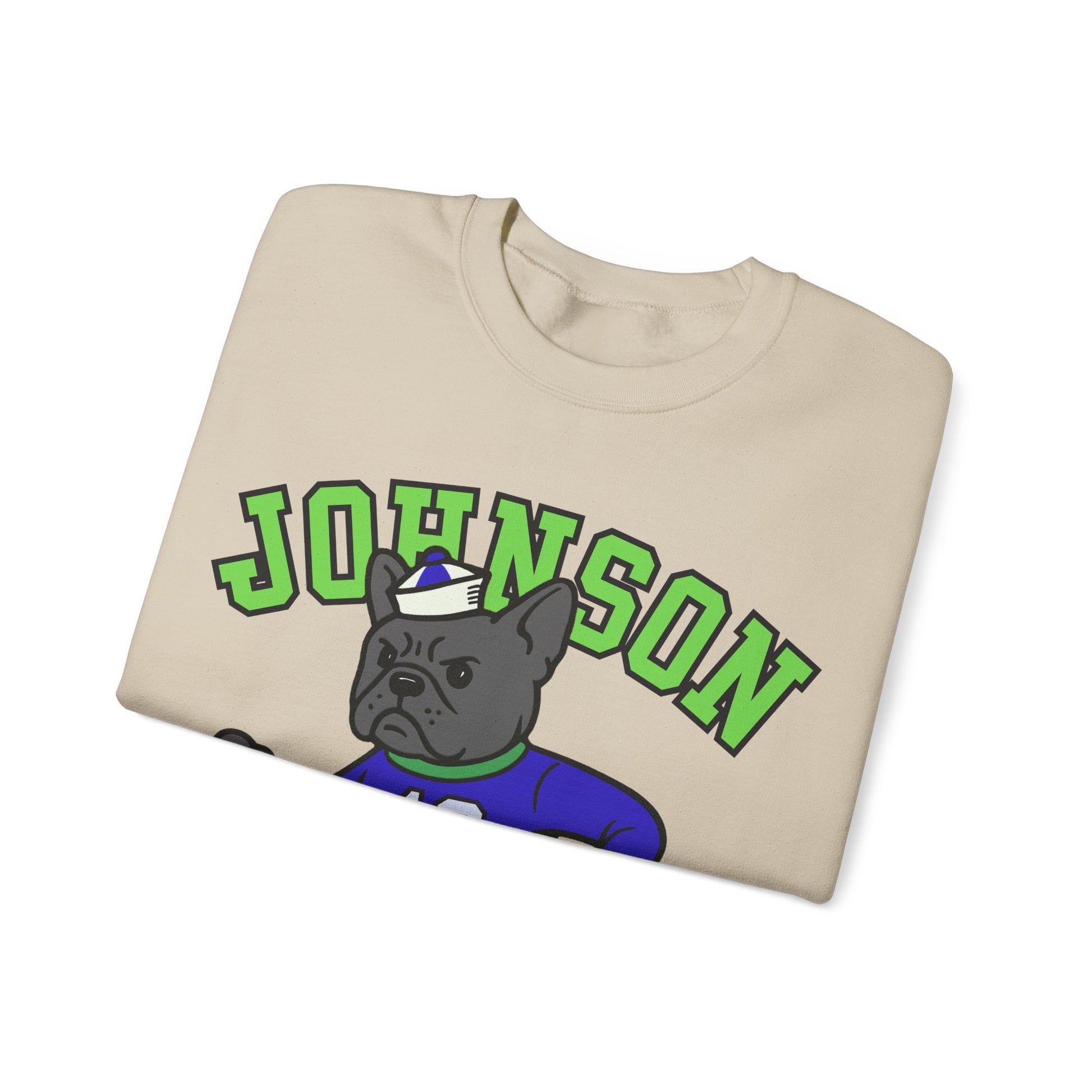 Black Frenchie College Mascot Sweatshirt