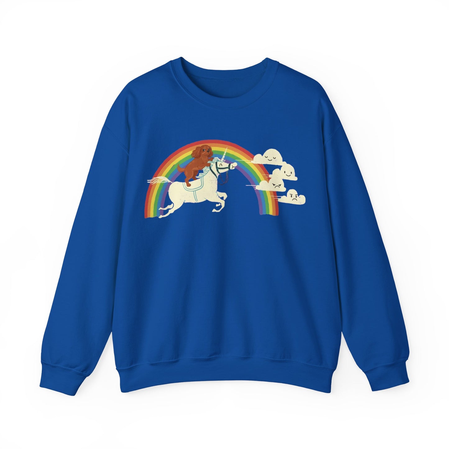 Rainbow and Unicorn Ruby Cavalier Sweatshirt