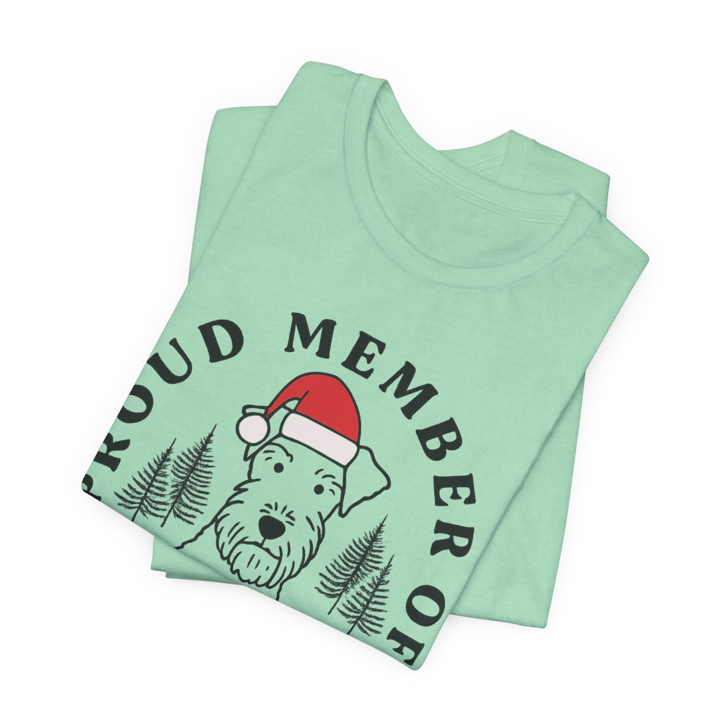 Airedale Terrier Naughty List TShirt