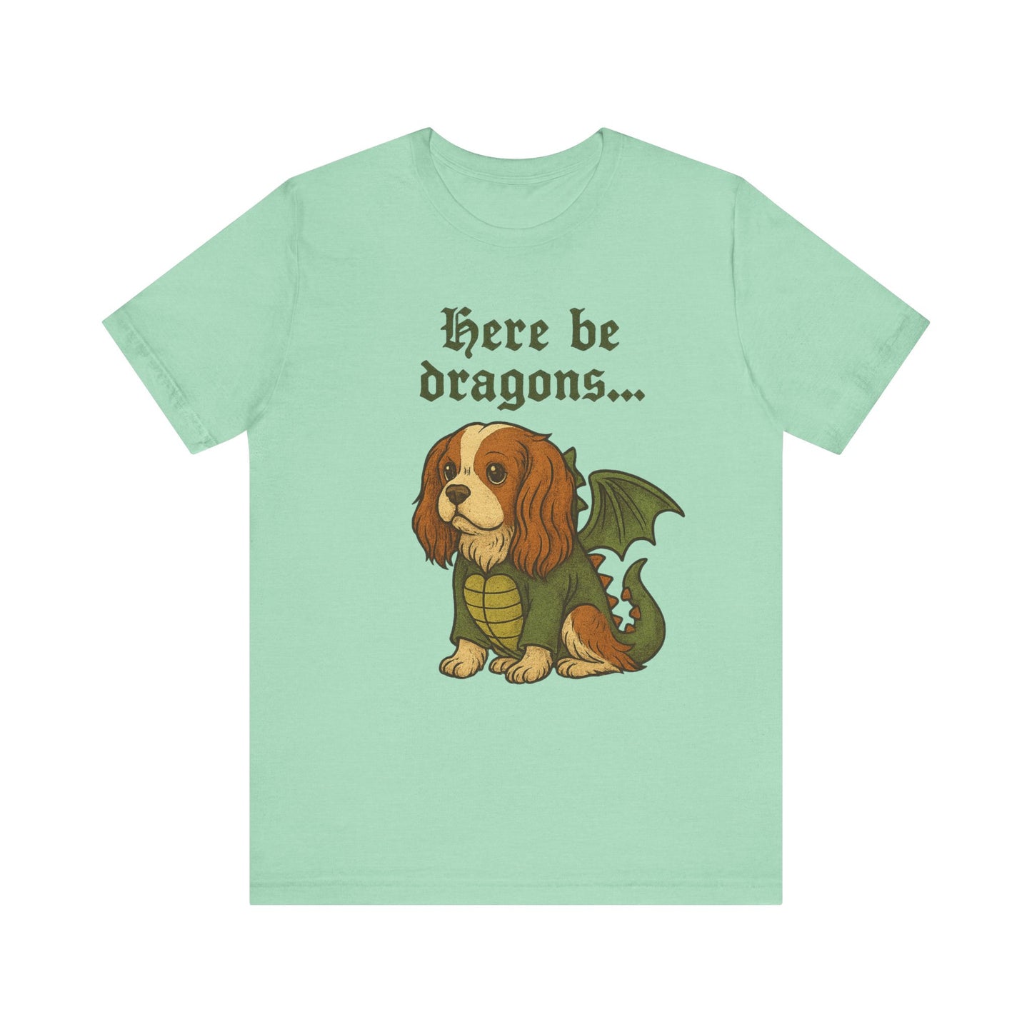 Blenheim Cavalier Here Be Dragons TShirt