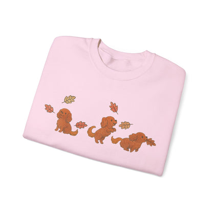 Ruby Cavalier Chasing Leaves Sweatshirt