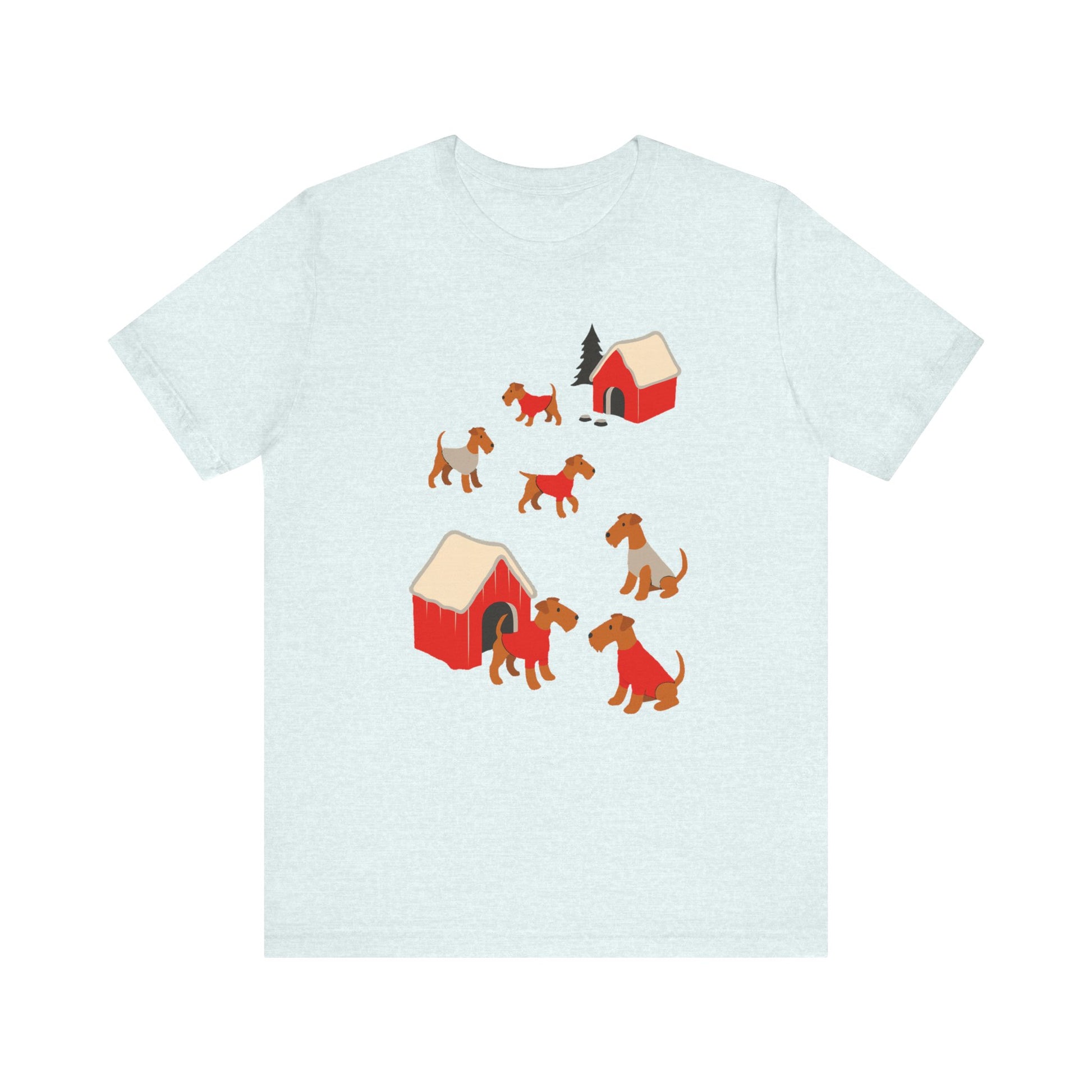 Airedale Terrier Snow Play TShirt