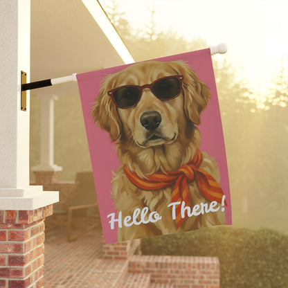 Golden Retriever Fabulous Garden Yard Flag