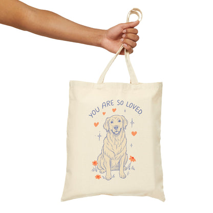 Golden Retriever Always Loved Tote Bag