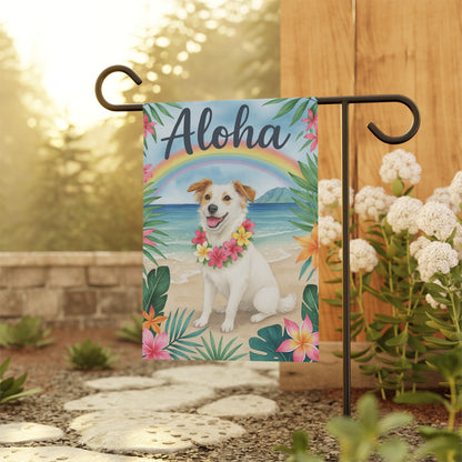 Custom Mutt Hawaii Garden Flag