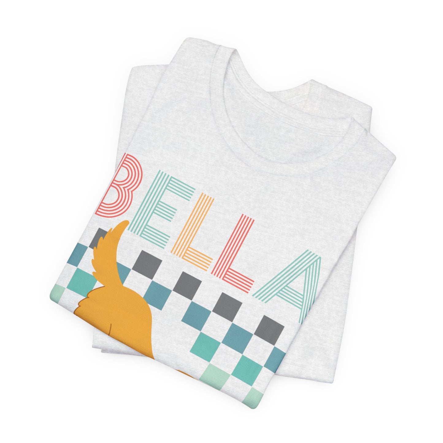 Golden Retriever Checkered TShirt