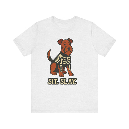 Airedale Terrier Sit Slay Tshirt