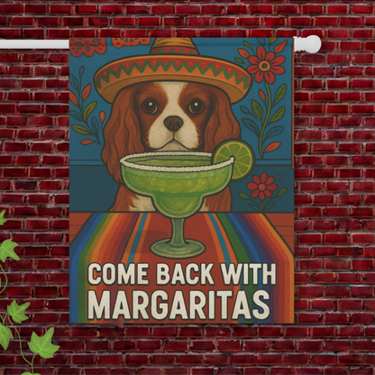 Blenheim Cavalier Margaritas Garden Flag