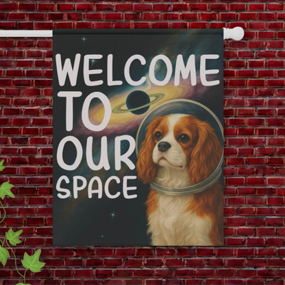 Blenheim Cavalier Space Garden Flag