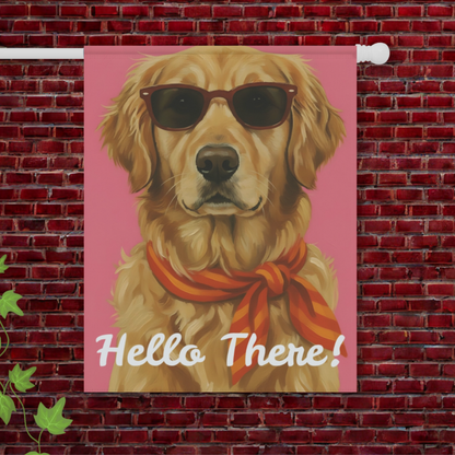 Golden Retriever Fabulous Garden Yard Flag 24.5'' × 32''